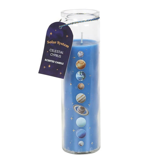 Solar System Cedar Tube Candle