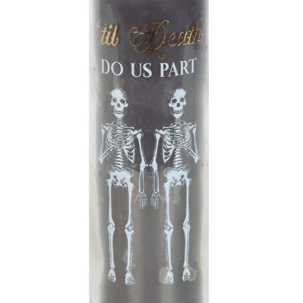 Til Death Do Us Part Amber Noir Tube Candle - DuvetDay.co.uk