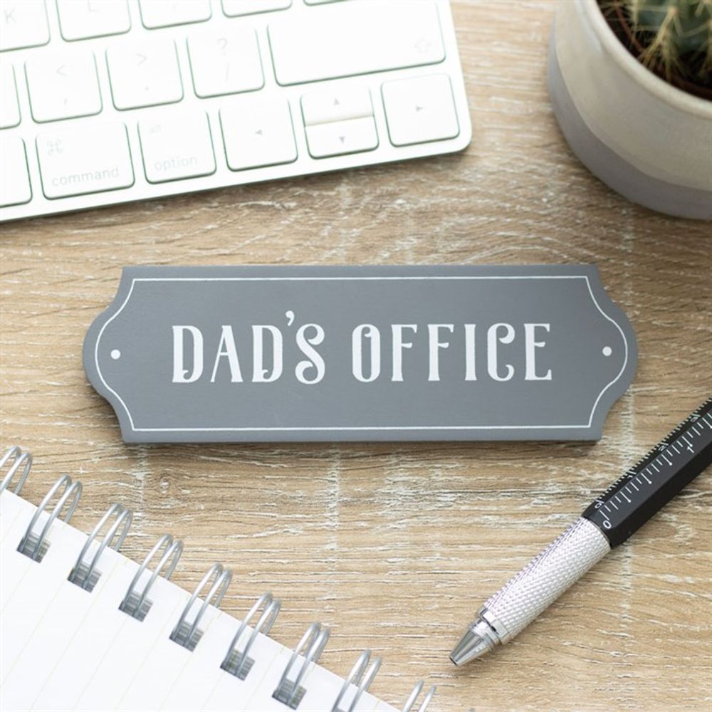 Dad's Office Wall Plaque - DuvetDay.co.uk