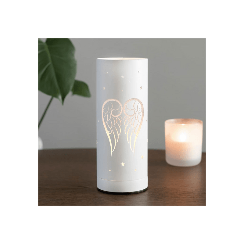 White Angel Wings Electric Aroma Lamp - DuvetDay.co.uk