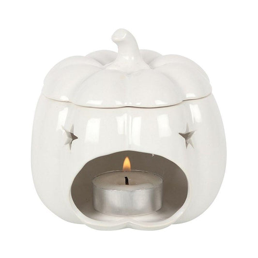 White Pumpkin Oil Burner - DuvetDay.co.uk