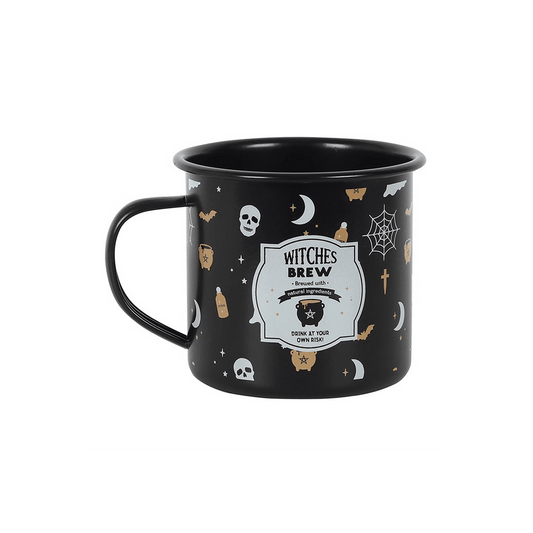 Witches Brew Enamel Mug - DuvetDay.co.uk