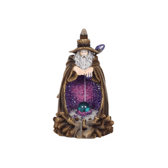 Wizard Backflow Incense Burner with Light - DuvetDay.co.uk