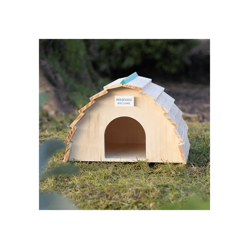 Wooden Hedgehog House - DuvetDay.co.uk