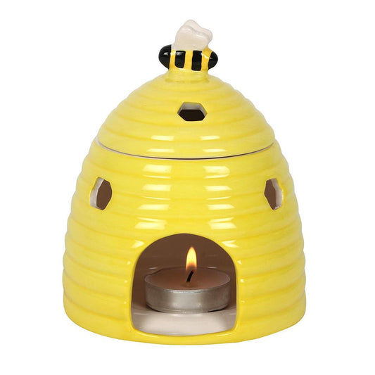 Yellow Beehive Oil Burner - DuvetDay.co.uk