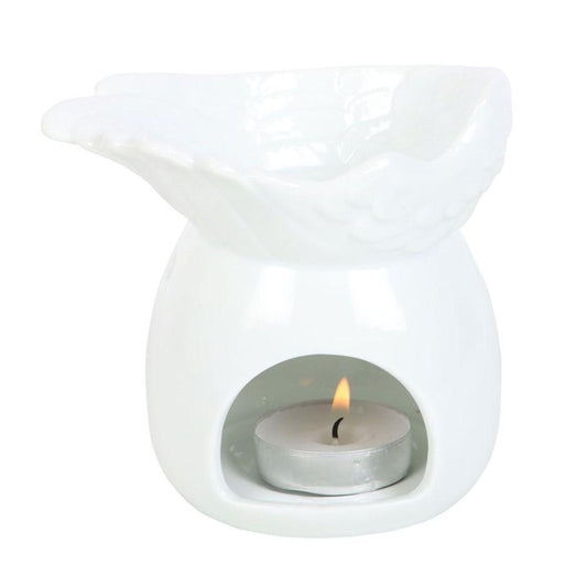 Angel Wing Dish Oil Burner - DuvetDay.co.uk