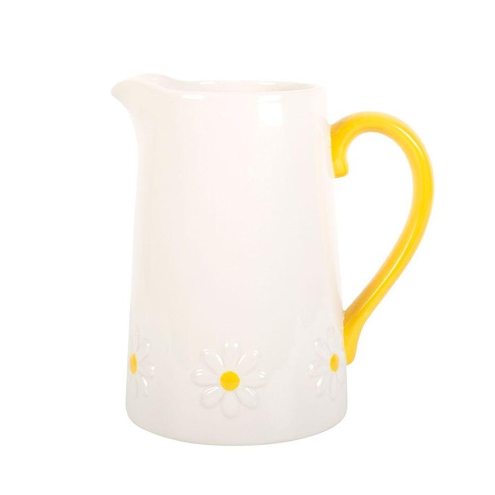 Daisy Ceramic Flower Jug - DuvetDay.co.uk