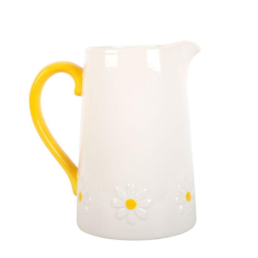 Daisy Ceramic Flower Jug - DuvetDay.co.uk