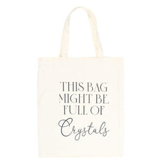 Full of Crystals Cotton Tote Bag - DuvetDay.co.uk