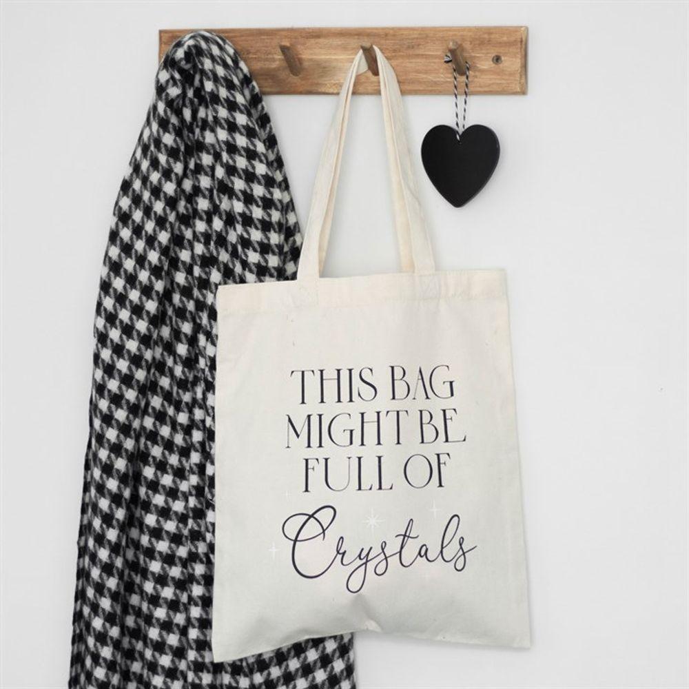 Full of Crystals Cotton Tote Bag - DuvetDay.co.uk
