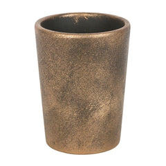 Green Man Bronze Terracotta Plant Pot by Lisa Parker - DuvetDay.co.uk