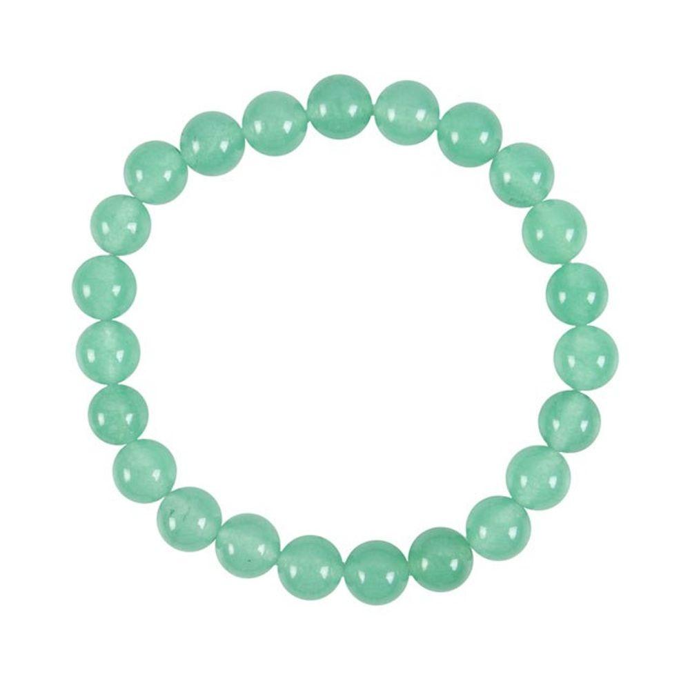 Heart Chakra Green Aventurine Gemstone Bracelet - DuvetDay.co.uk