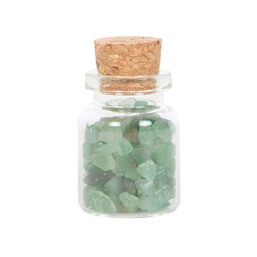 Jar of Luck Aventurine Crystal in a Matchbox - DuvetDay.co.uk