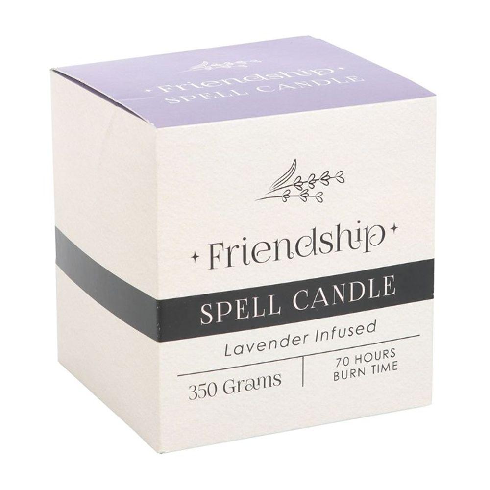 Lavender Infused Friendship Spell Candle - DuvetDay.co.uk