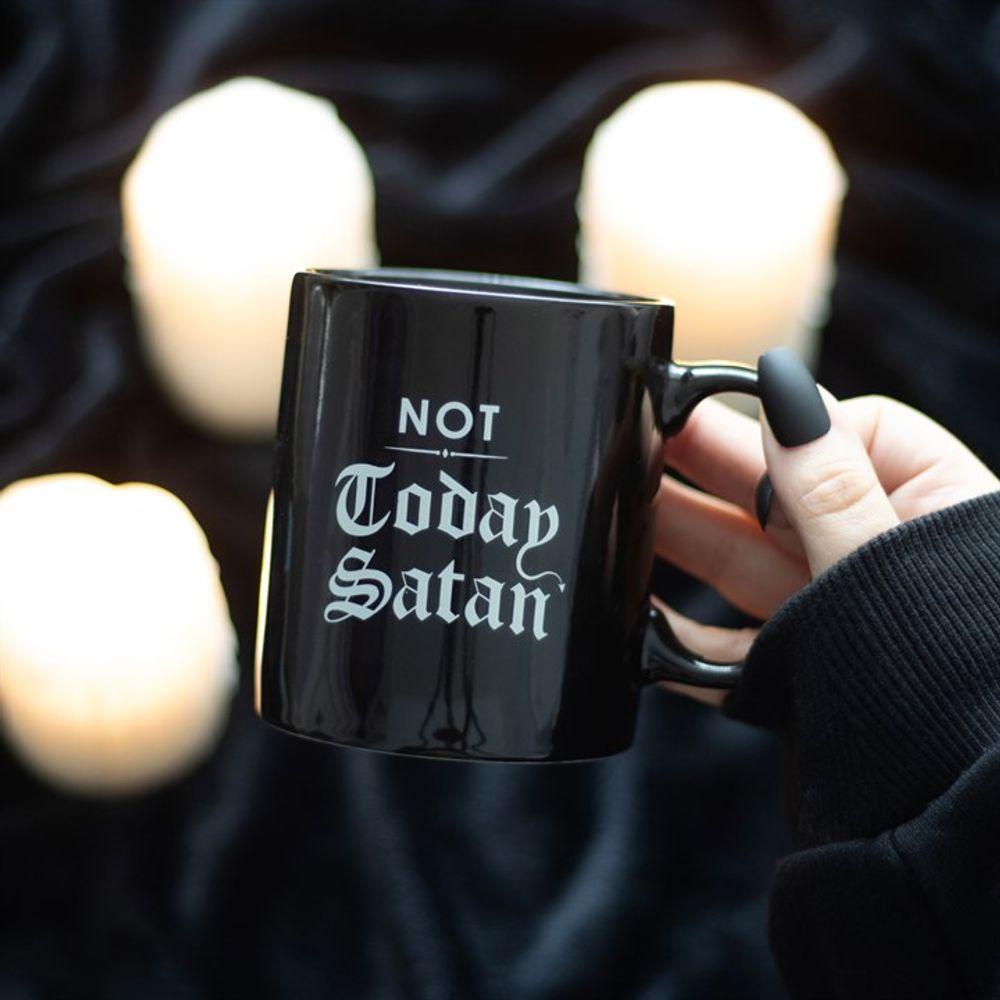 Not Today Satan Mug - DuvetDay.co.uk