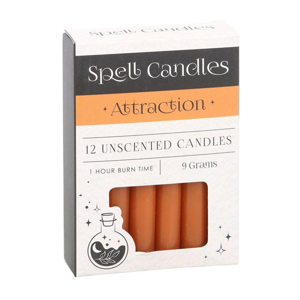 Pack of 12 Attraction Spell Candles - DuvetDay.co.uk