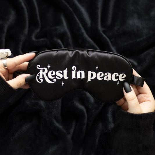 Rest in Peace Satin Eye Mask - DuvetDay.co.uk