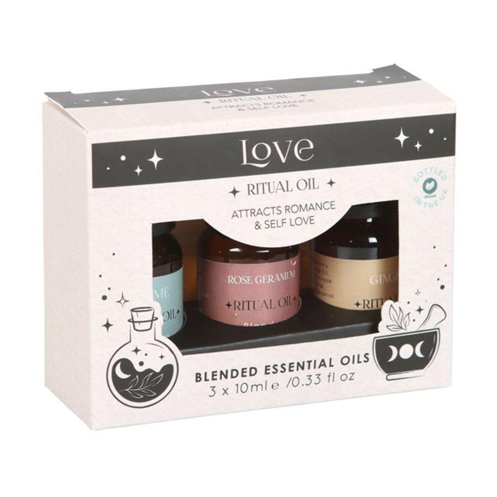 Set of 3 Love Ritual Blended Essential Oils - DuvetDay.co.uk