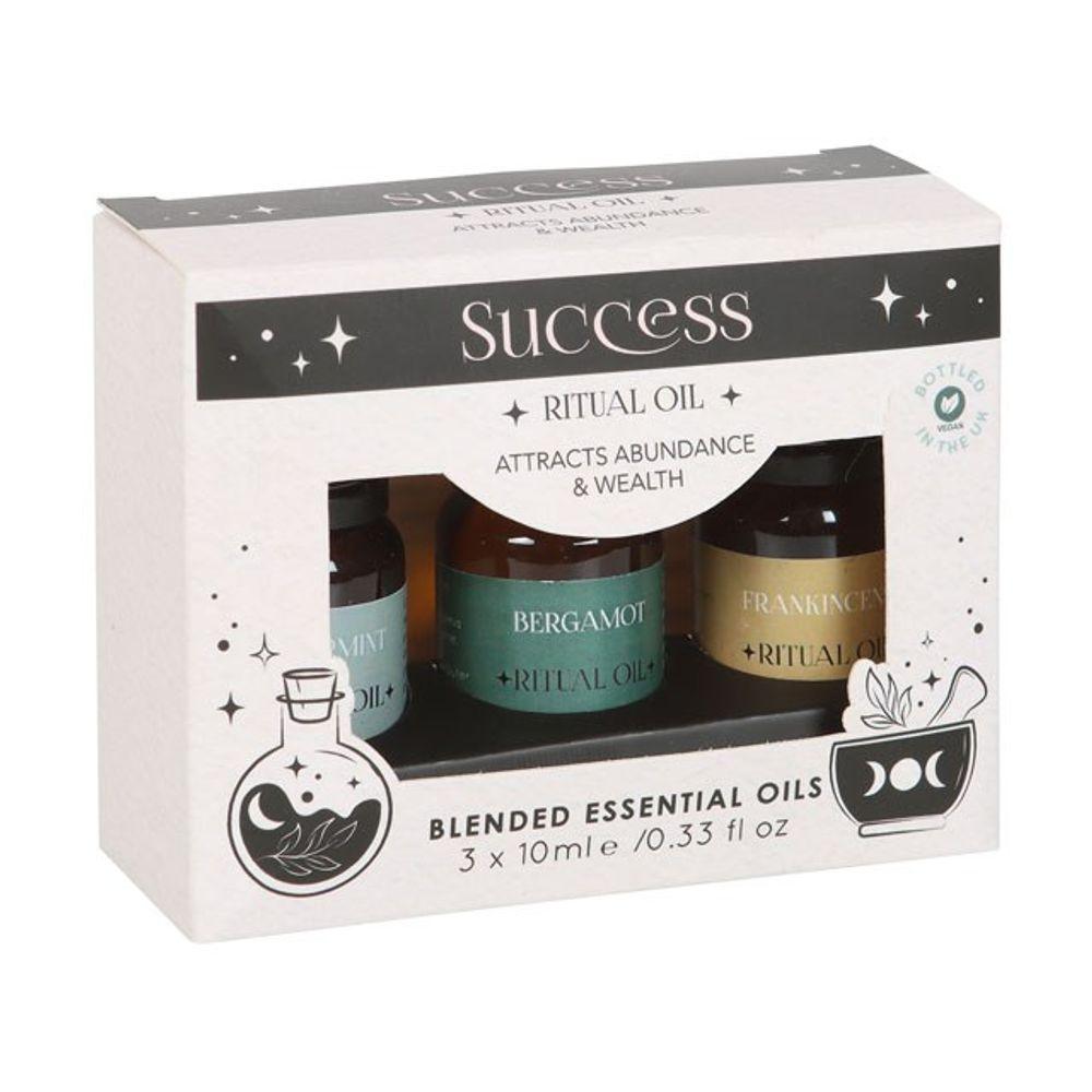 Set of 3 Success Ritual Blended Essential Oils - DuvetDay.co.uk