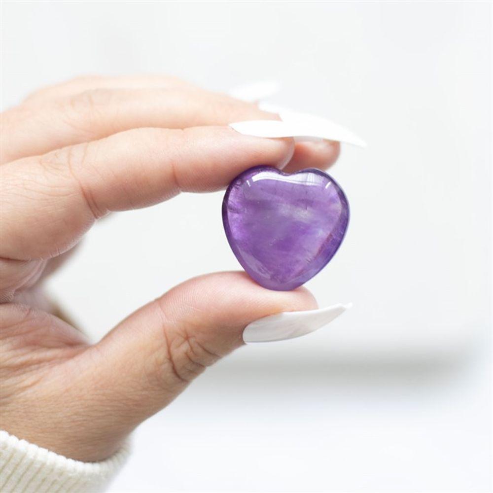 You Are Special to Me Amethyst Crystal Heart in a Bag - DuvetDay.co.uk