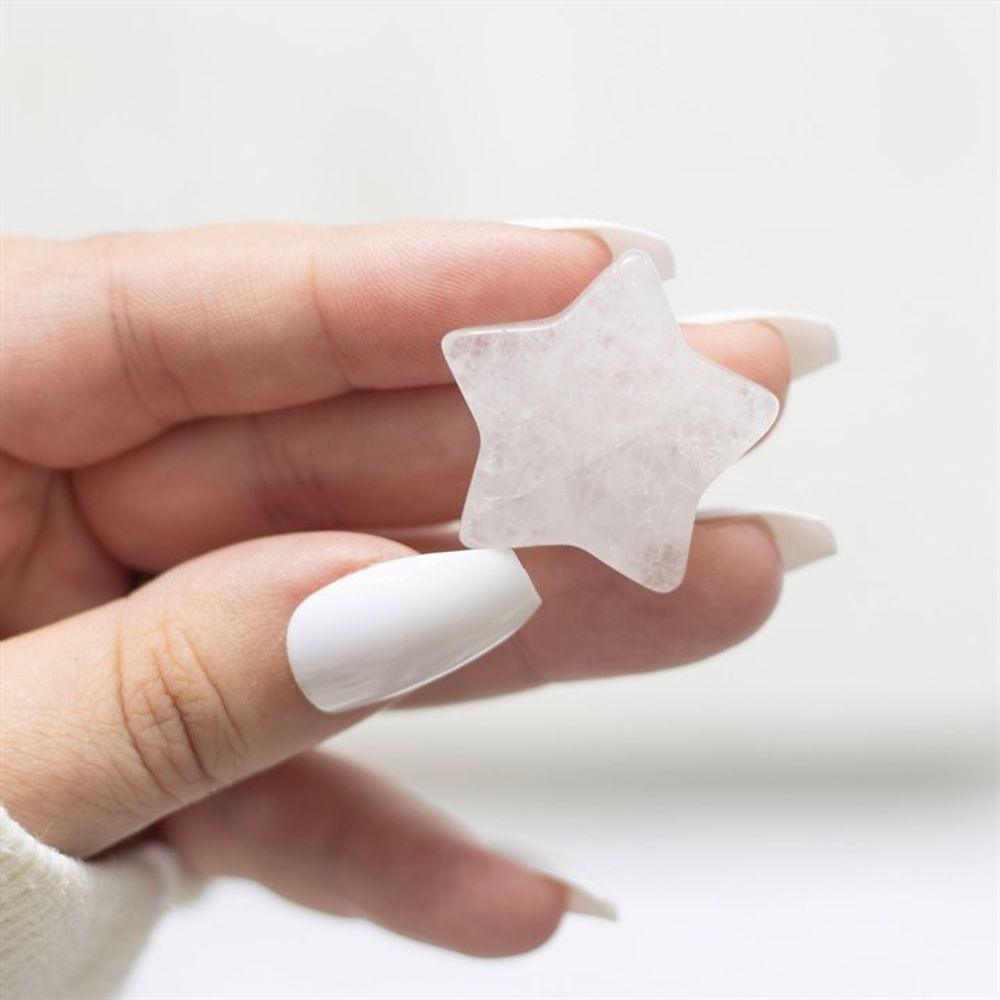 You're a Star Lucky Clear Quartz Crystal Star in a Bag - DuvetDay.co.uk